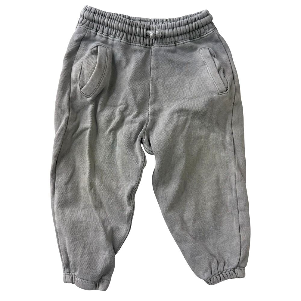Zara Baby Gray Sweatpants Joggers City Skate Size 12-18 Months 100% Cotton